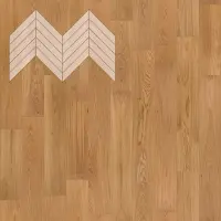 Инженерная доска Lab Arte Chevron Французская елка рустик 400х90х14 мм Дуб