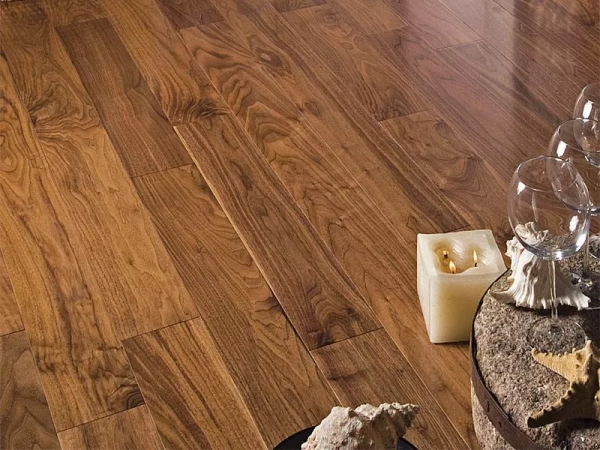 Инженерная доска Global Parquet Орех Американский Гладкий с замком