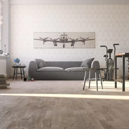 Паркетная доска Polarwood Classic Дуб Tundra White Matt 3S 2G