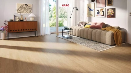 Инженерная доска Haro Strip Allegro 4000 Series Дуб светло-белый натуральный 543493