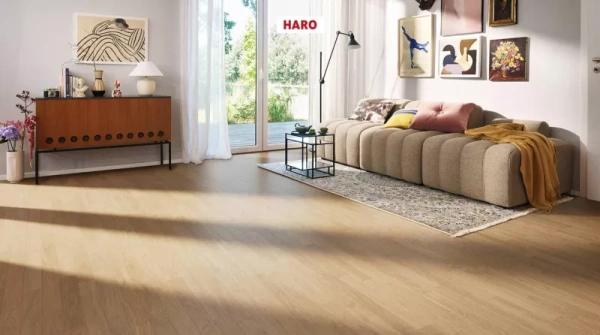 Инженерная доска Haro Strip Allegro 4000 Series Дуб светло-белый натуральный 543493