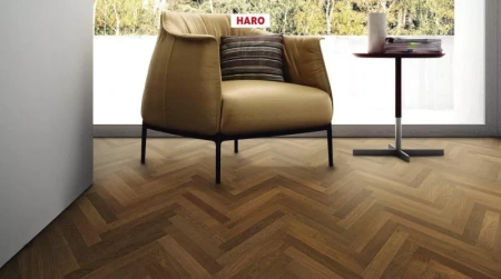 Инженерная доска Haro Strip Allegro 4000 Series Дуб мореный тренд 548140