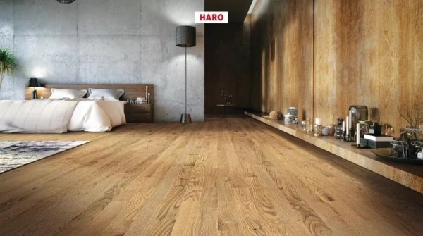 Инженерная доска Haro Strip Allegro 4000 Series Дуб натуральный 543562