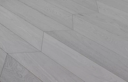 Инженерная доска Marco Ferutti Ёлочка  Louvre Дуб White Stone АВС
