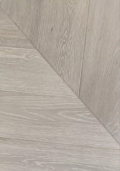 Инженерная доска HM Flooring Французская елка Дуб Pearl натур