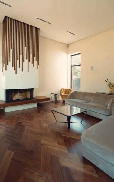 Инженерная доска HM Flooring Итальянская елка Орех Diamond селект