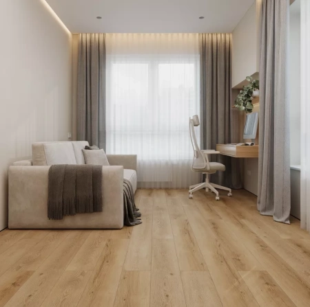 SPC ламинат Floorwood Synchro Дуб Флавио Золотой