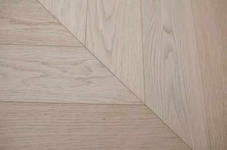 Инженерная доска HM Flooring Французская елка Дуб White натур