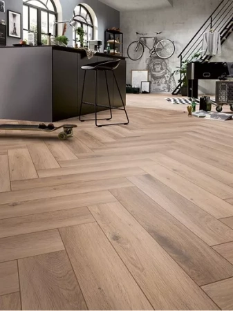 Ламинат Swiss Krono Herringbone Дуб Мец D3766