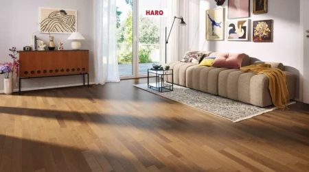Инженерная доска Haro Strip Allegro 4000 Series Дуб дымчатый 540138