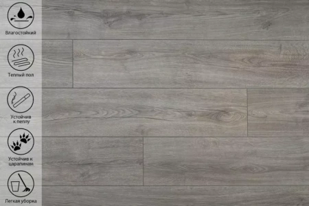 Ламинат Peli Anatolia Platinum Дымчатый Дуб AN PLT 903