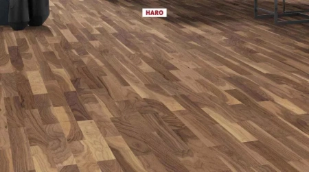 Инженерная доска Haro Strip Allegro 4000 Series Орех американский фаворит 548143